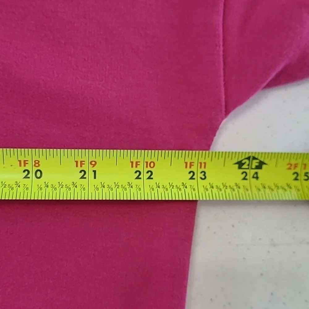 NWT BiBi Pink & Rose Colorblock Short Sleeve Top size XL - Picture 5 of 6